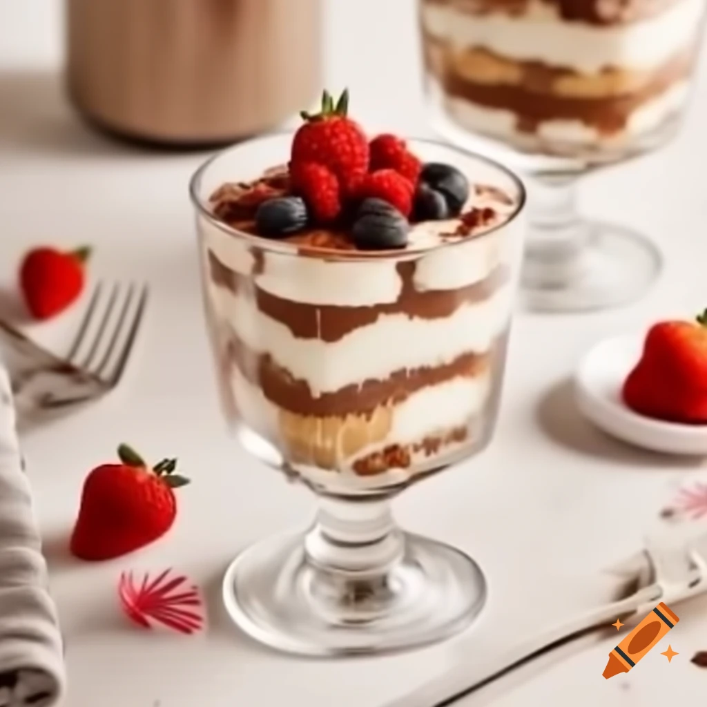 Delicious tiramisu dessert