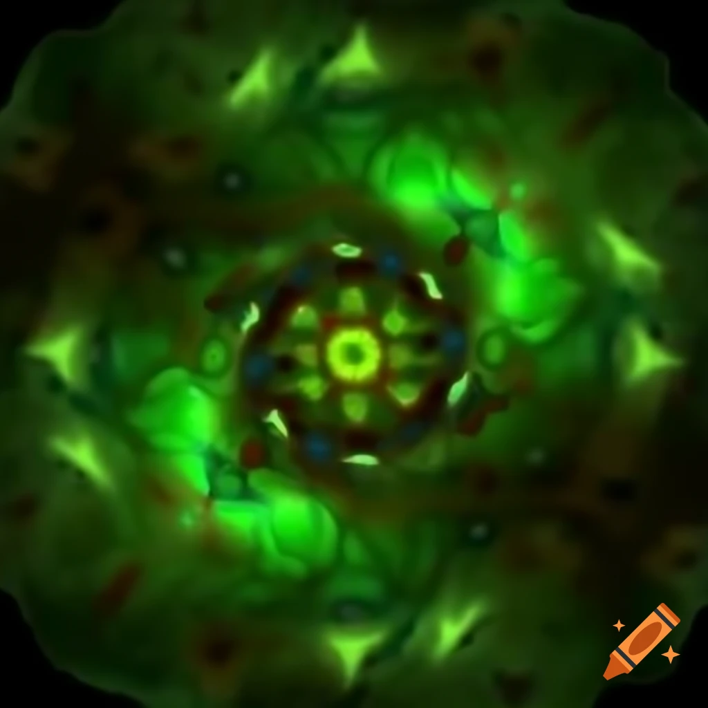 Trident of Shiva (Trishula) with intricate fractal patterns