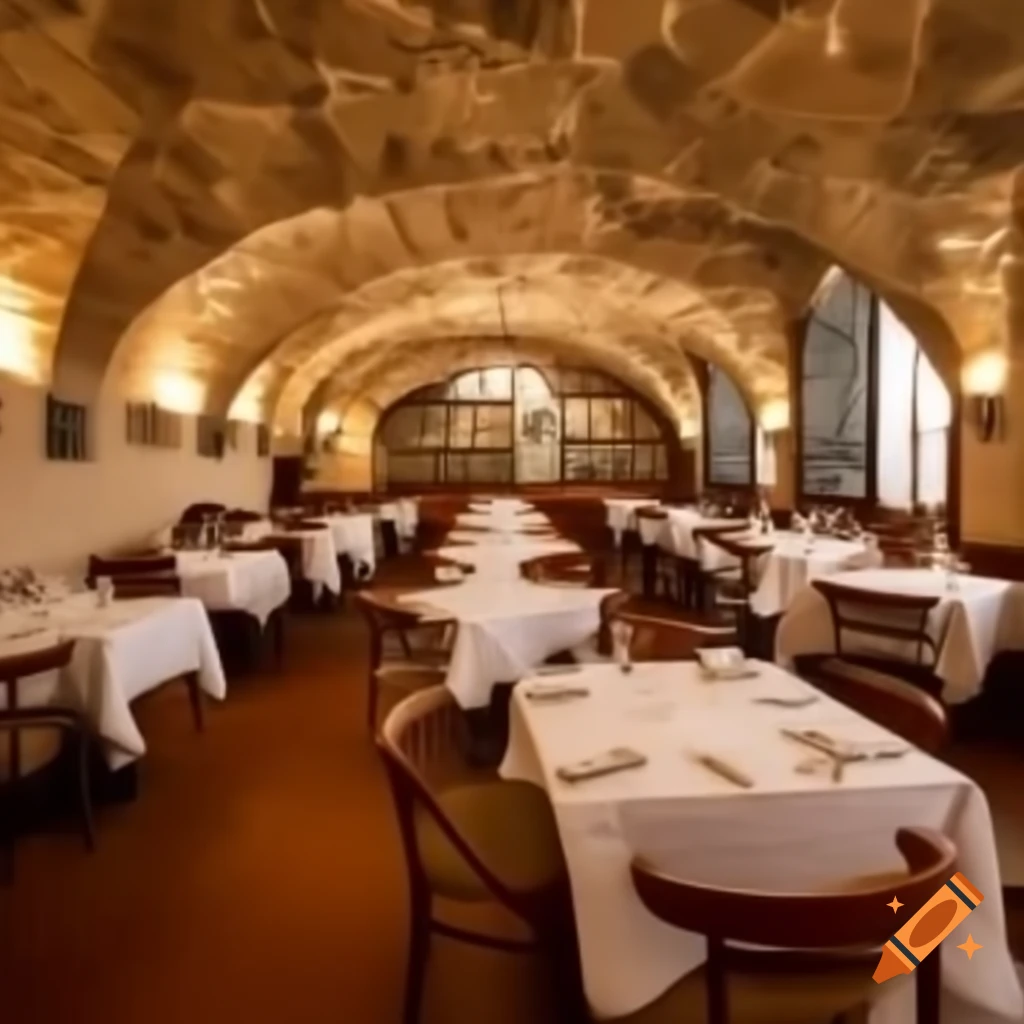 Rustic dining room of a Neapolitan pizzeria with warm and inviting colors