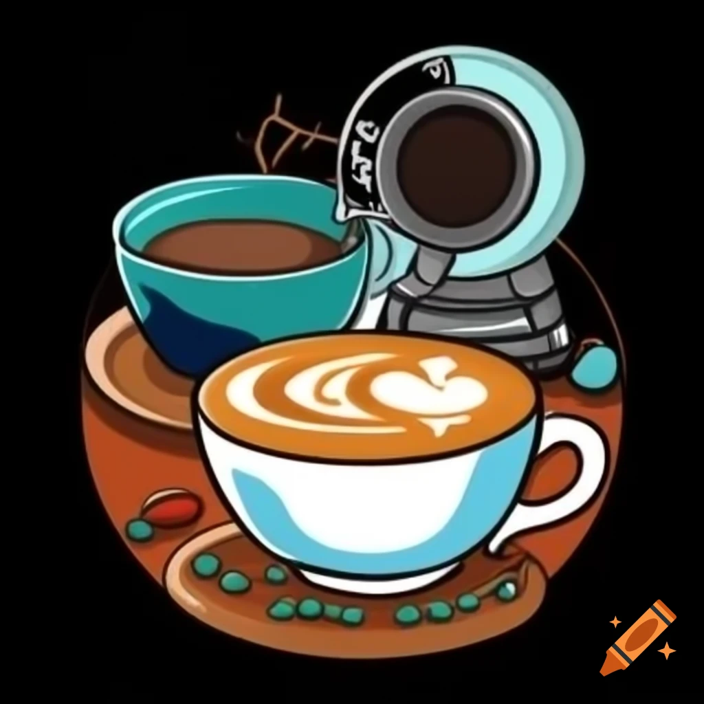 Festive poster design featuring chocolate and coffee for christmas on