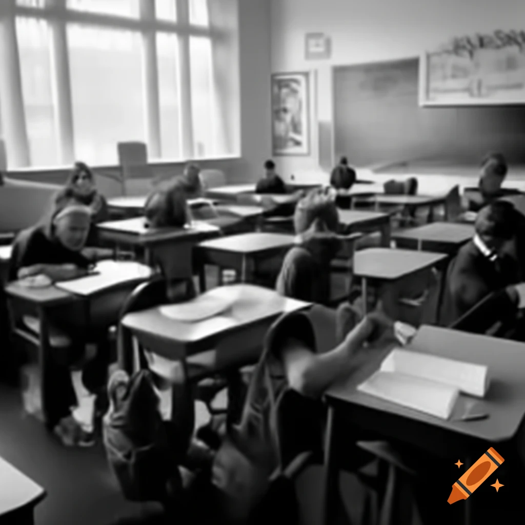 English classroom filled with students engaged in learning