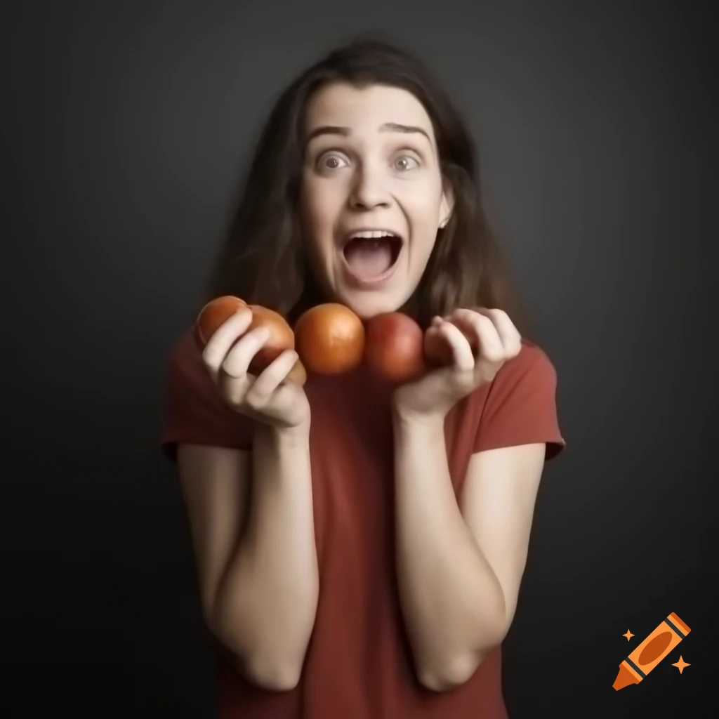 Young woman savoring delicious sausage with mustard eyes closed in