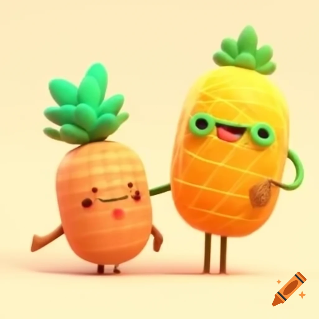 Unique Fruit Characters Designed For Infants Clothing On Craiyon