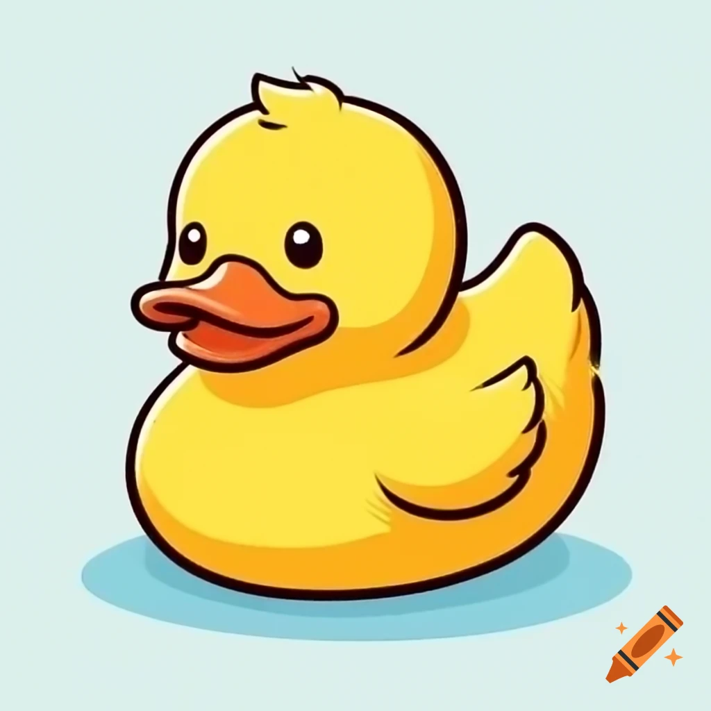 Side view of rubber duck with one eye closed