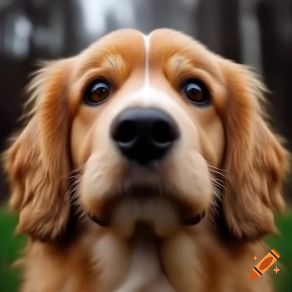 Dog in a natural setting