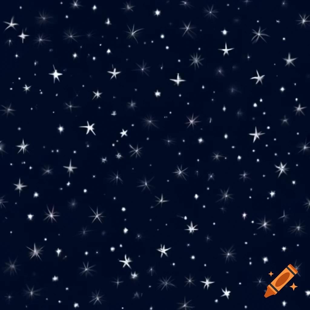 Starry night sky background
