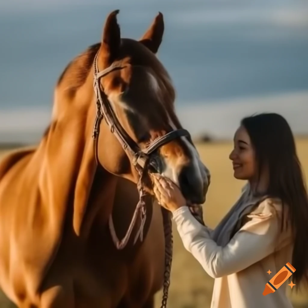 Person with horse