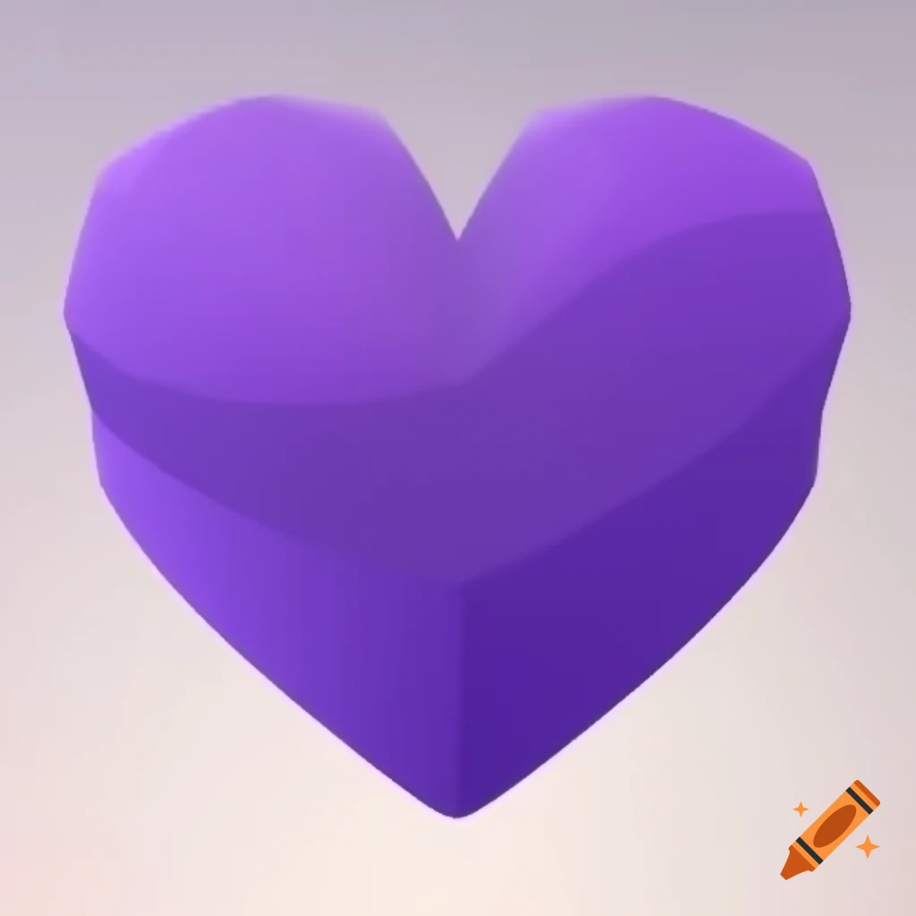 Sims 4 style purple heart icon for mobile app