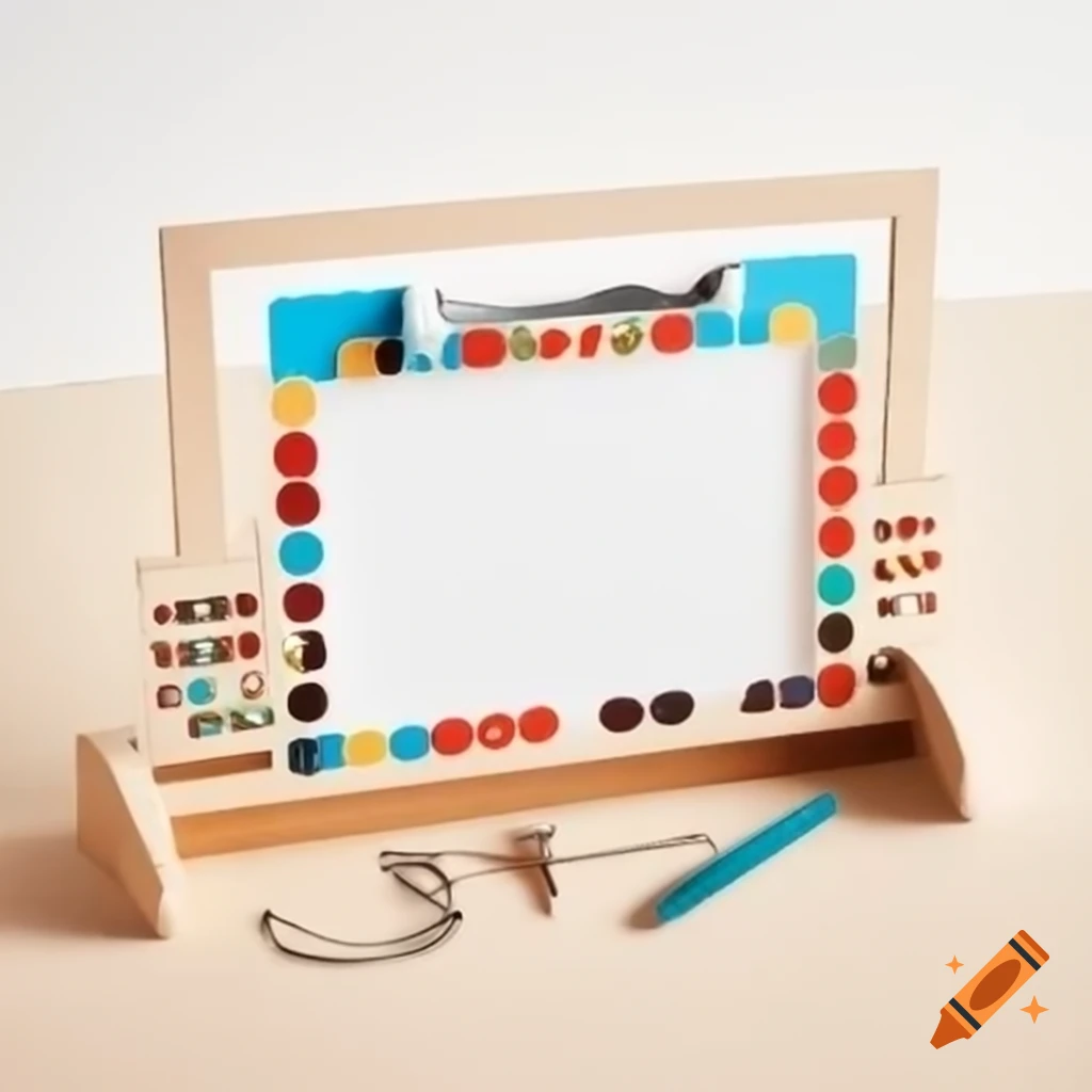 DIY customizable noticeboard kit with magnetic base materials