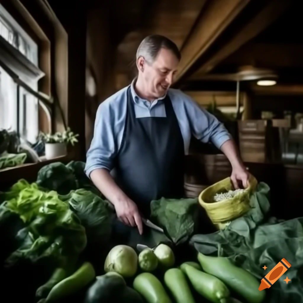 Man struggling to buy vegetables due to insufficient funds