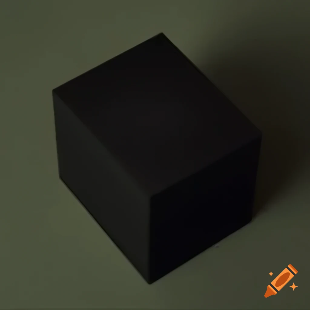 Black box painted with mathematical equations