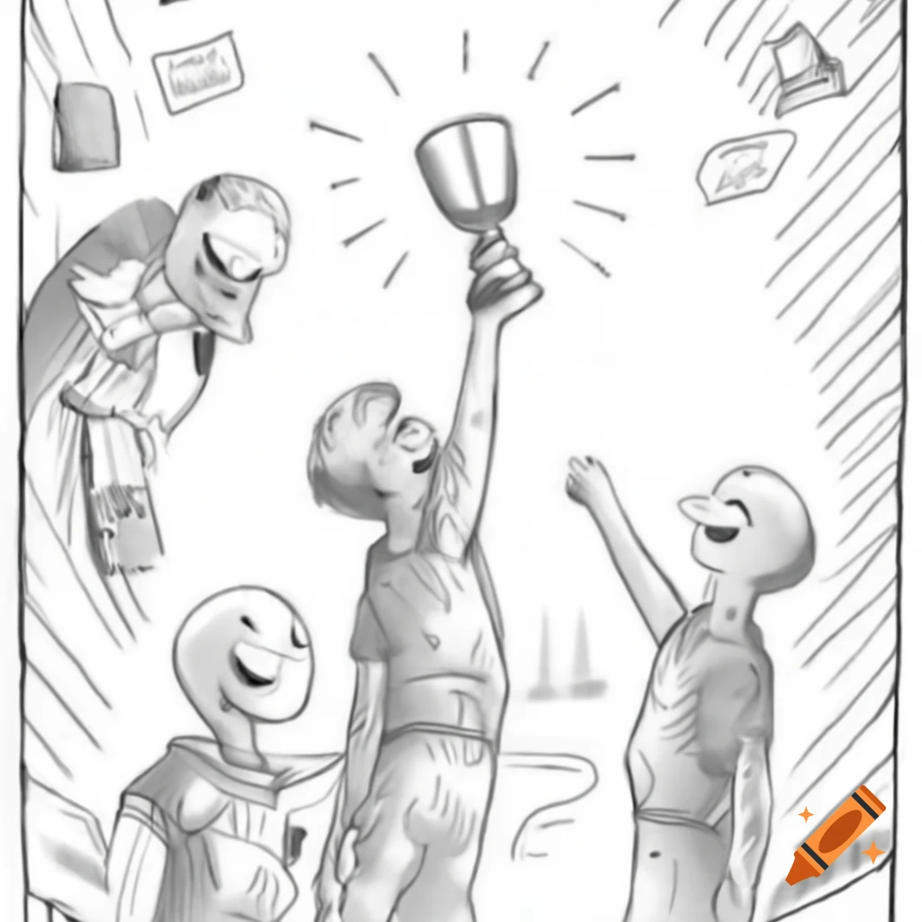 Drawing symbolizing soaring high with resilience and excellence amid challenges