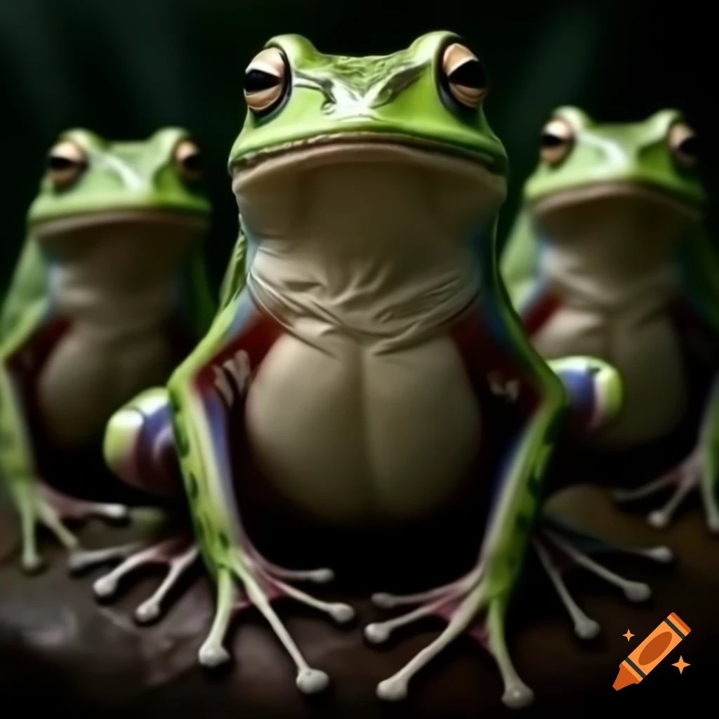 Three-headed frog inspired by The Witcher 3 on Craiyon