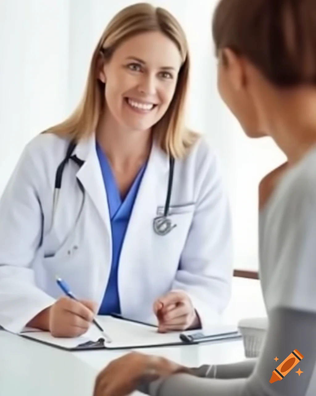 Group of medical professionals consulting together