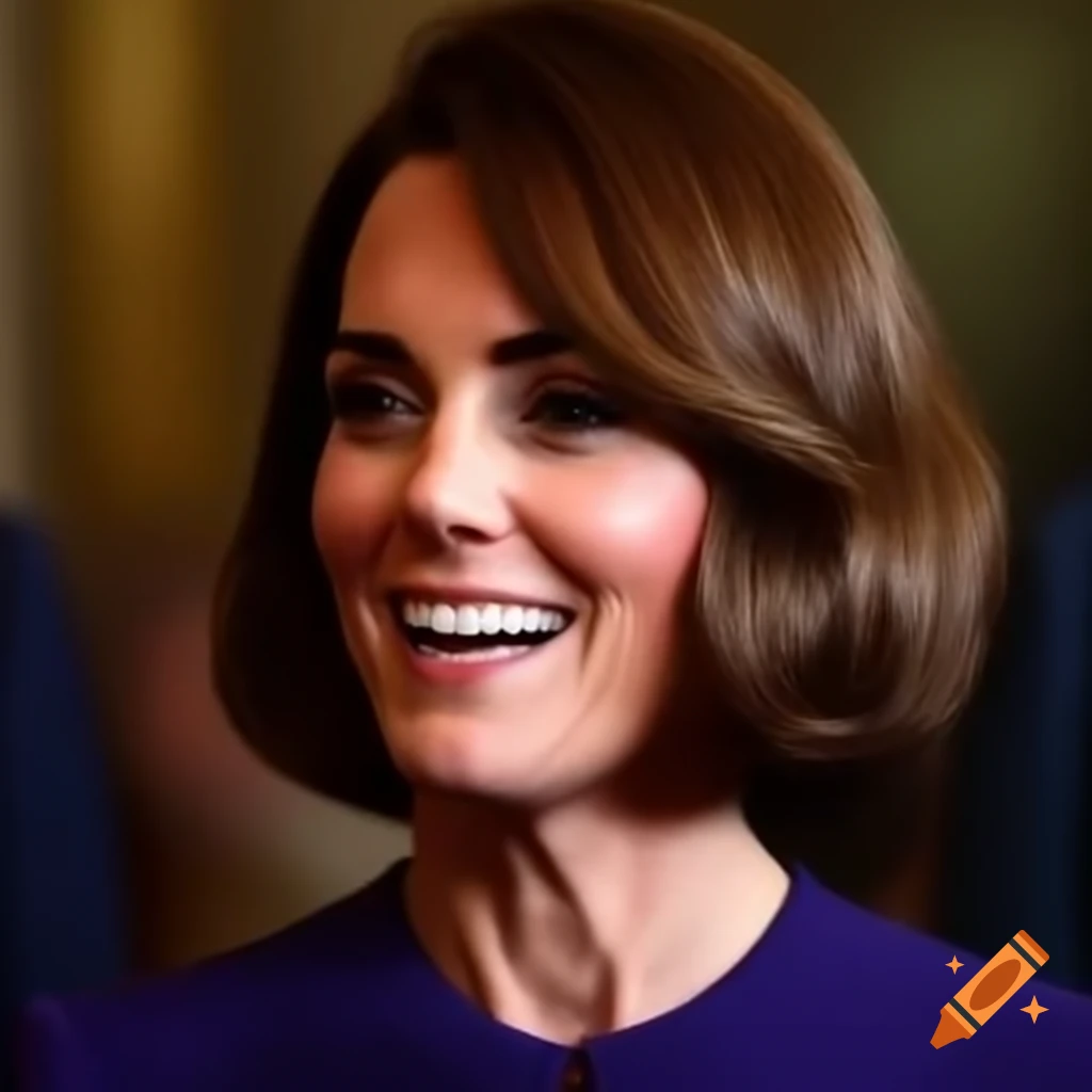 Catherine Middleton showcases a new mature medium length haircut