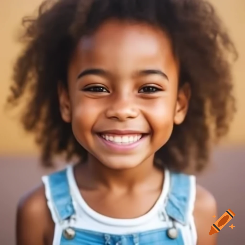 Kind girl smiling