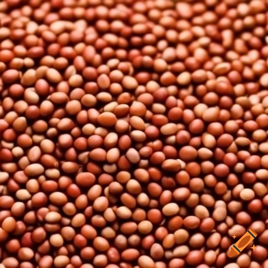Red gram seeds in a bowl