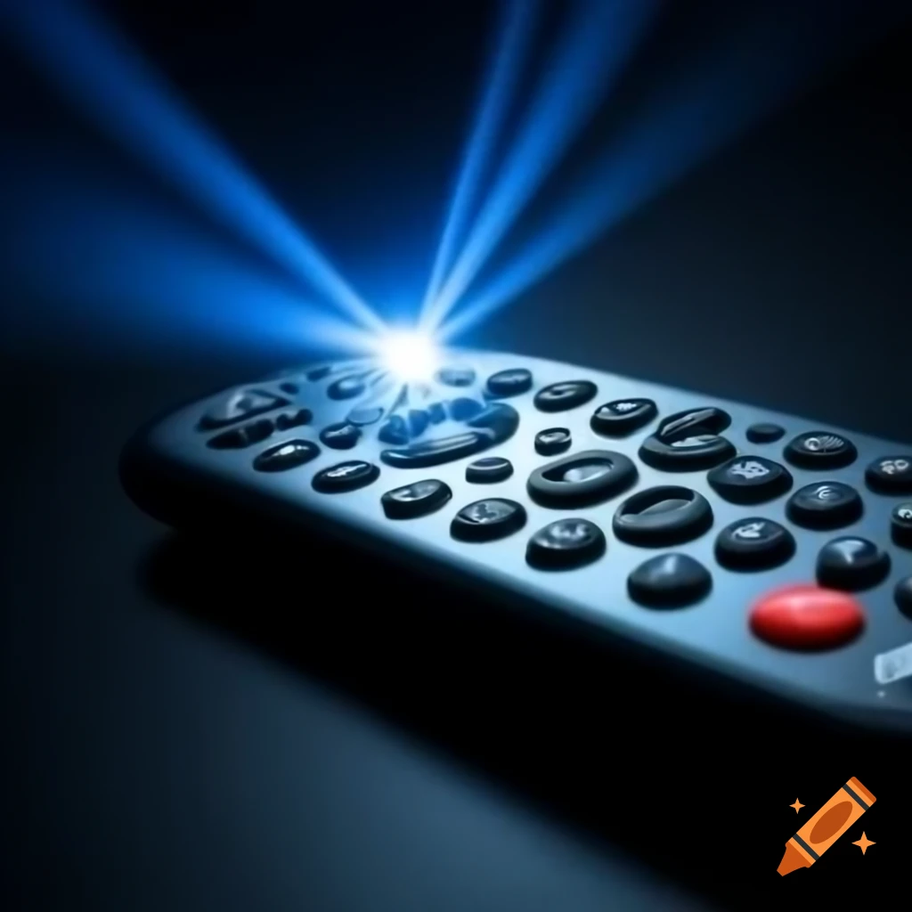 Remote control with flashlight feature on Craiyon