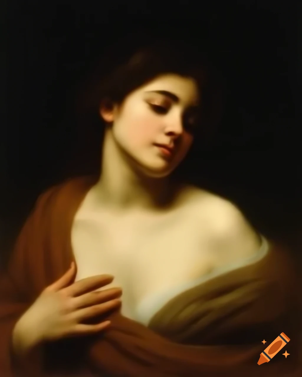 Lost painting by William-Adolphe Bouguereau