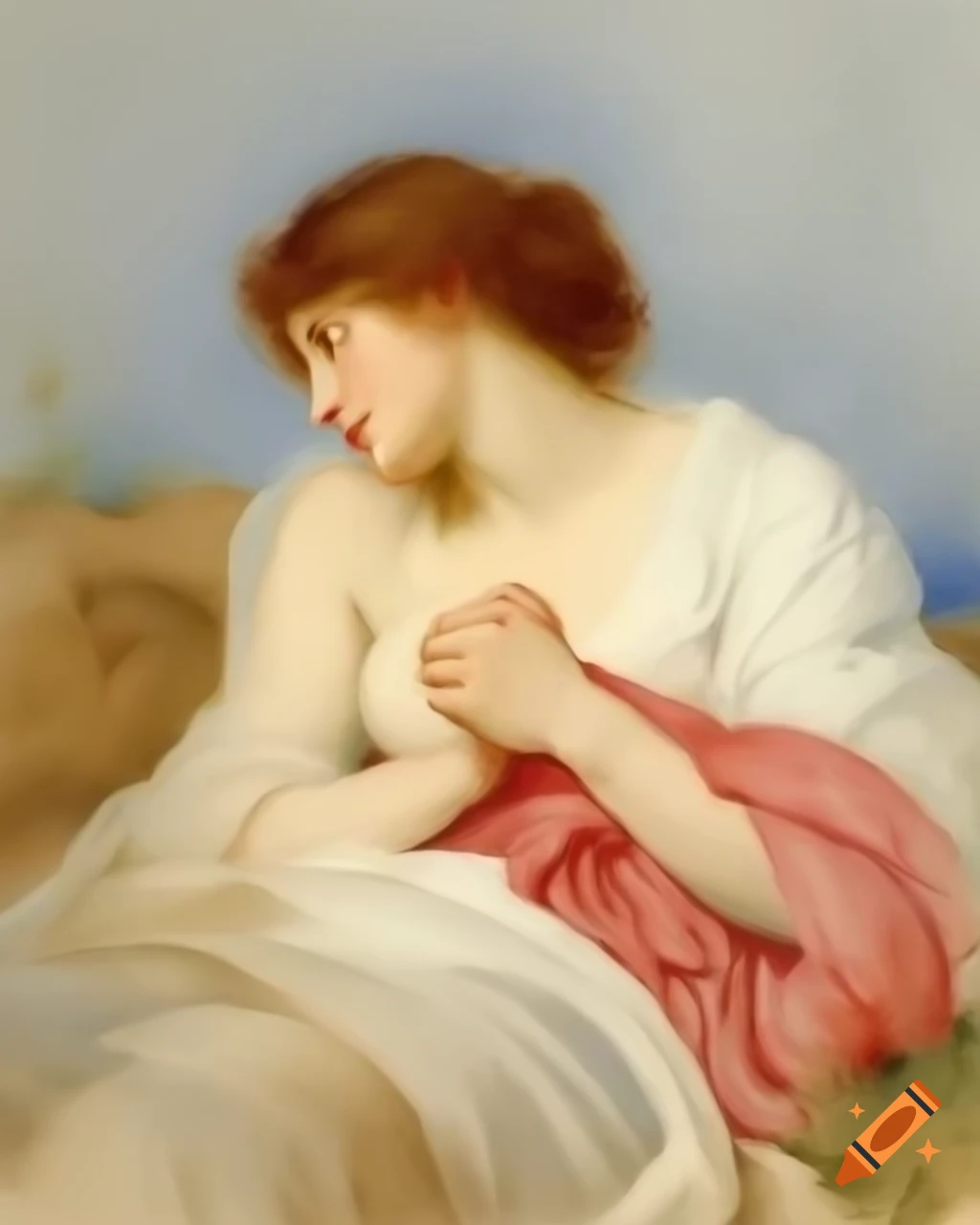 Lost painting by William-Adolphe Bouguereau