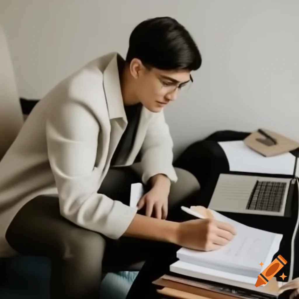 Student effectively managing his time