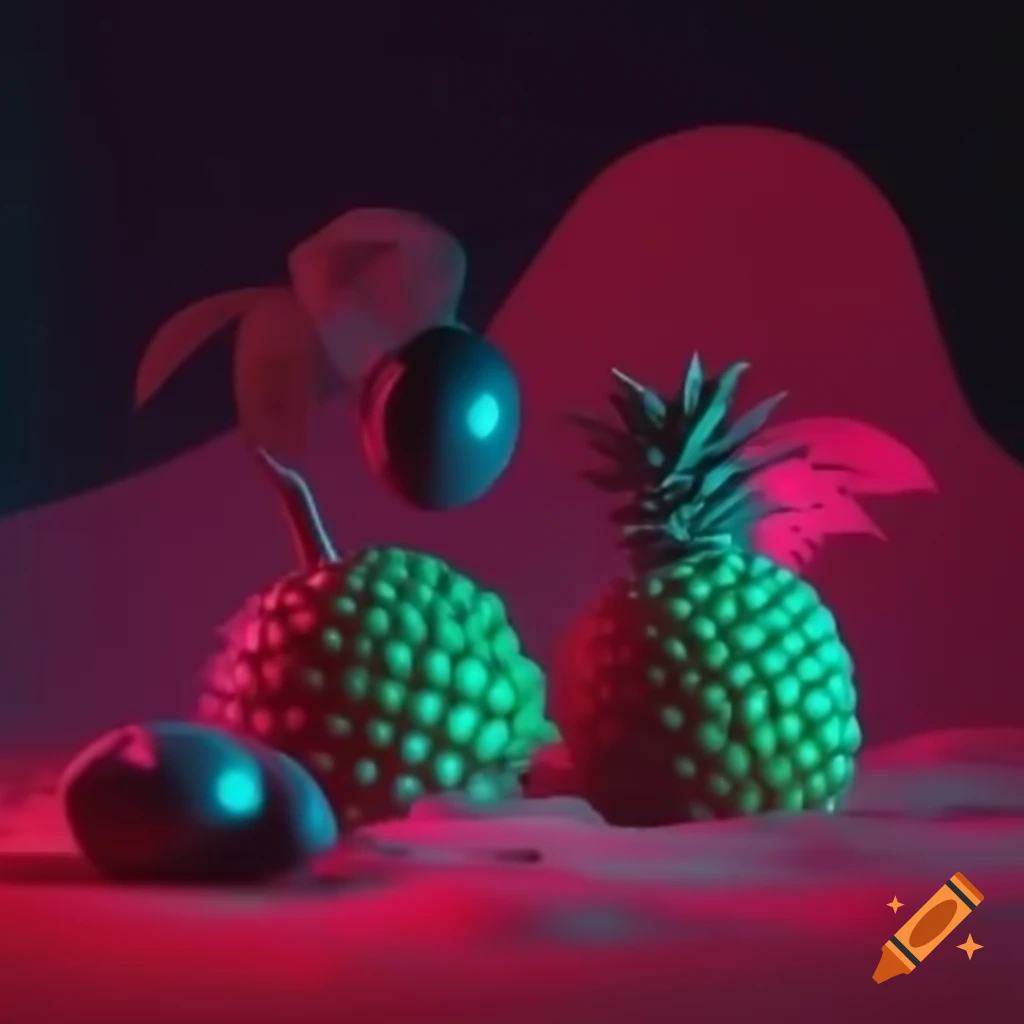 Aero vaporwave scene with Fruitiger typography elements