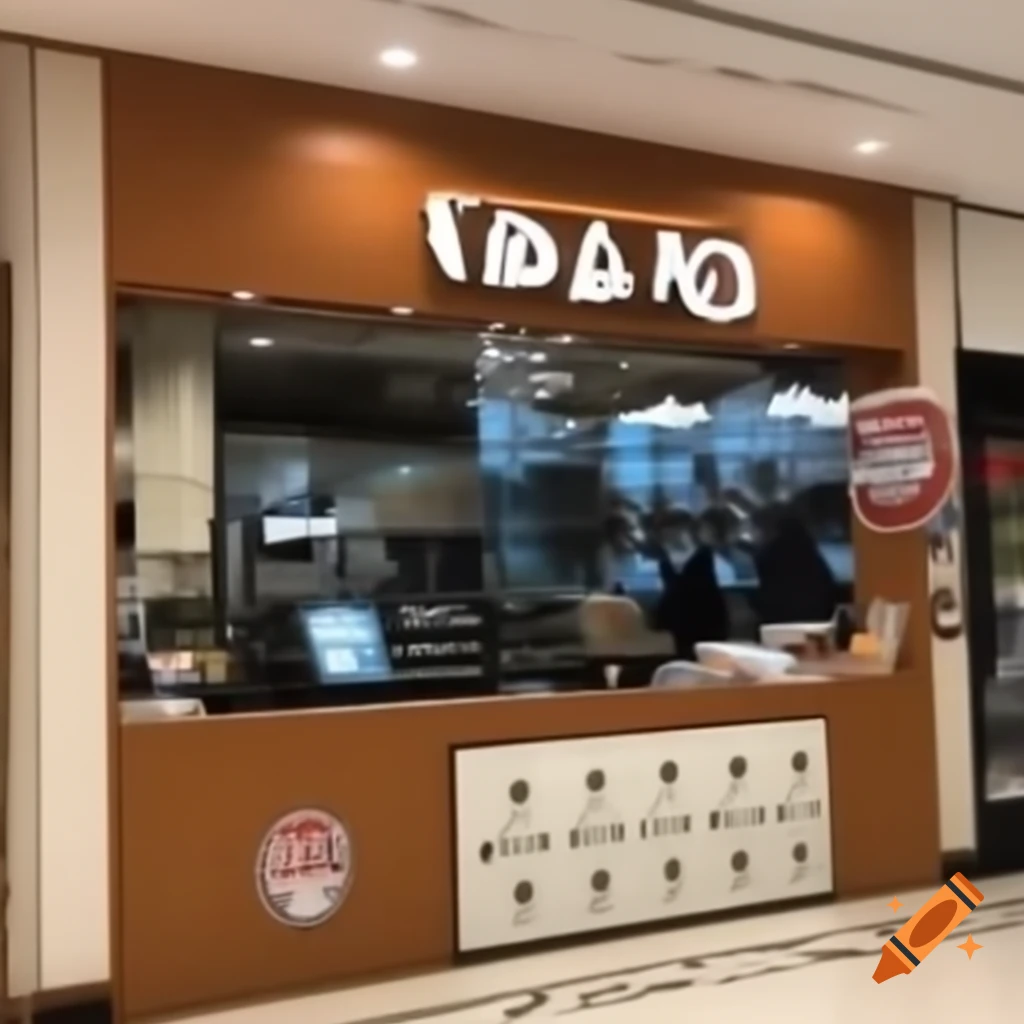 Entrance of Punjabi Vibes Indian restaurant in a mall with counter and logo