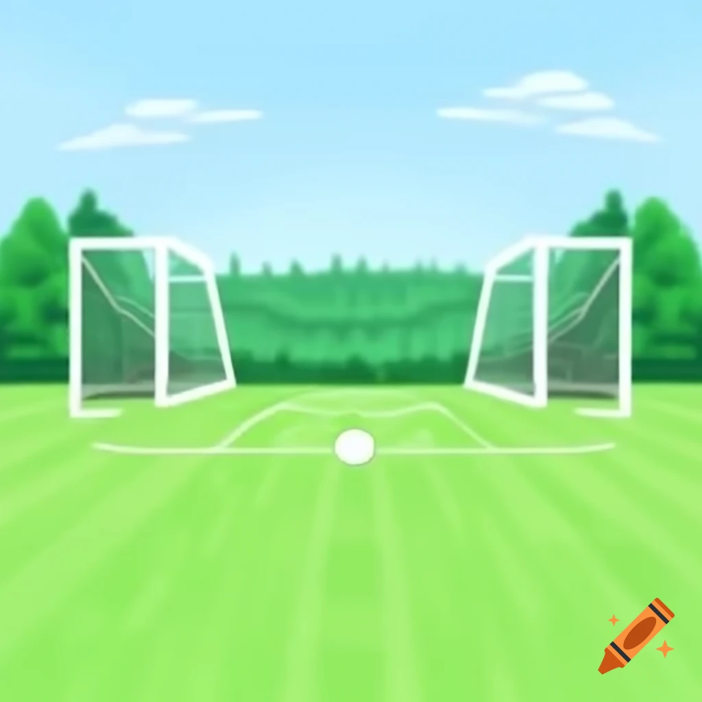 Soccer training pitch featuring dummies for practice