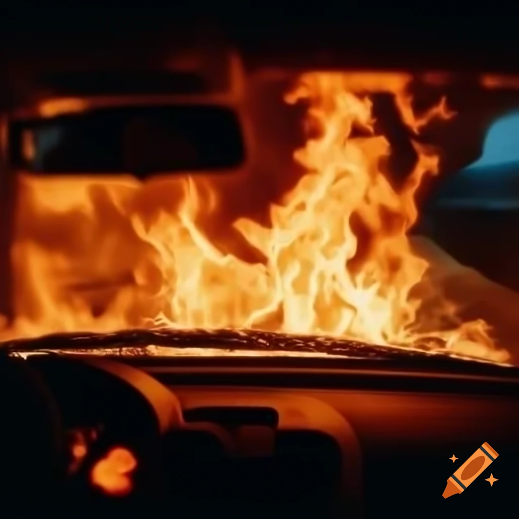 Cause of fire starting inside a car
