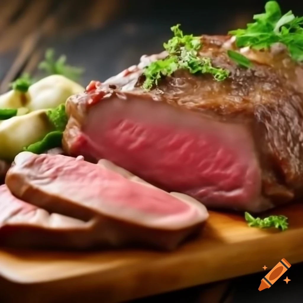 Fresh cut of beef ready for cooking