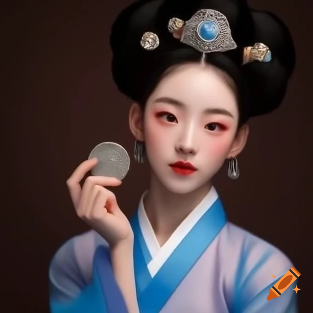 Chinese Cinderella holding a silver medal