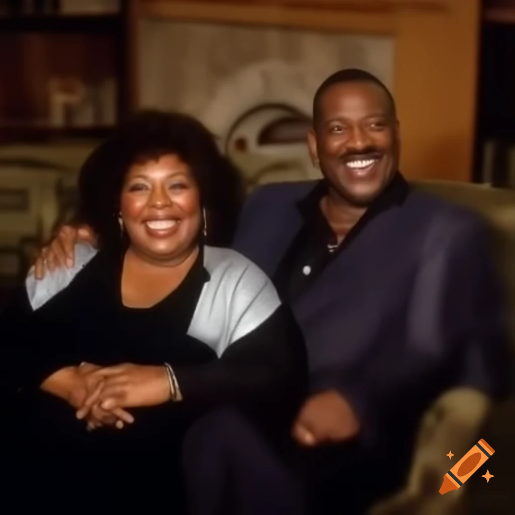 Joseph Steven Marshall and his wife Adalline in a joyful moment