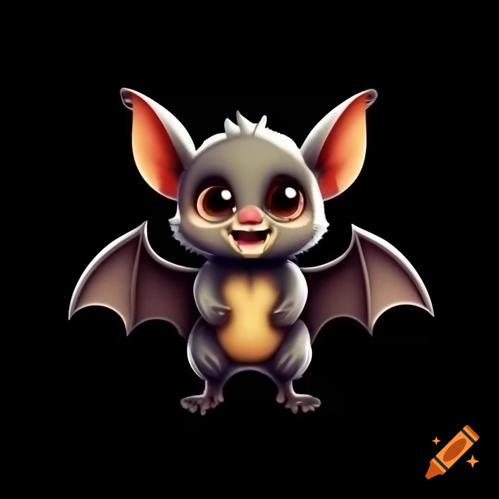 Playful and mischievous bat