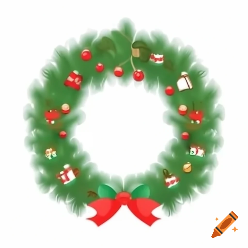Decorative Christmas wreath