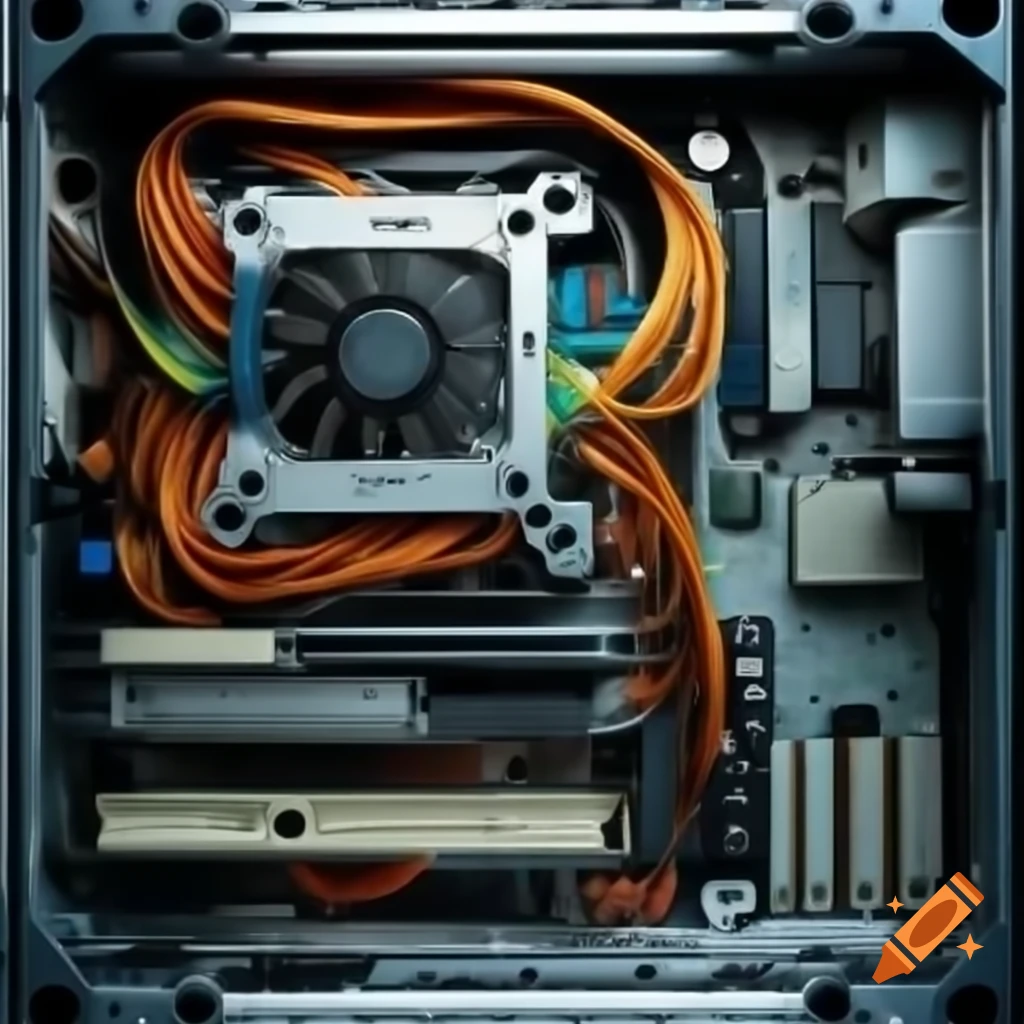 Collection of various computer parts