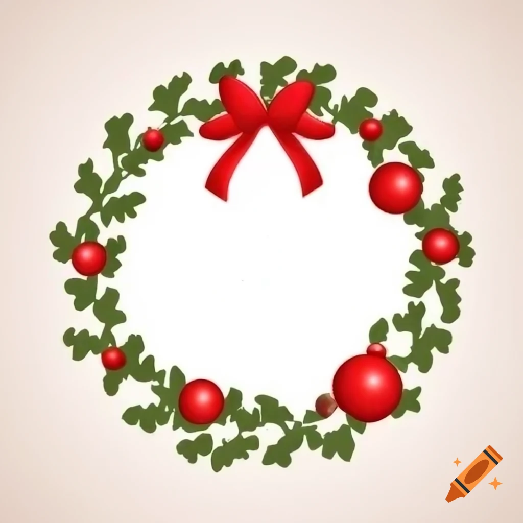 Decorative Christmas wreath