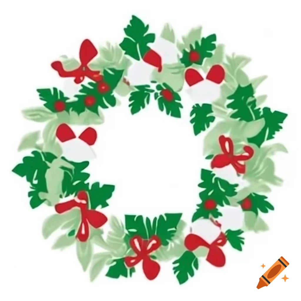 Decorative Christmas wreath