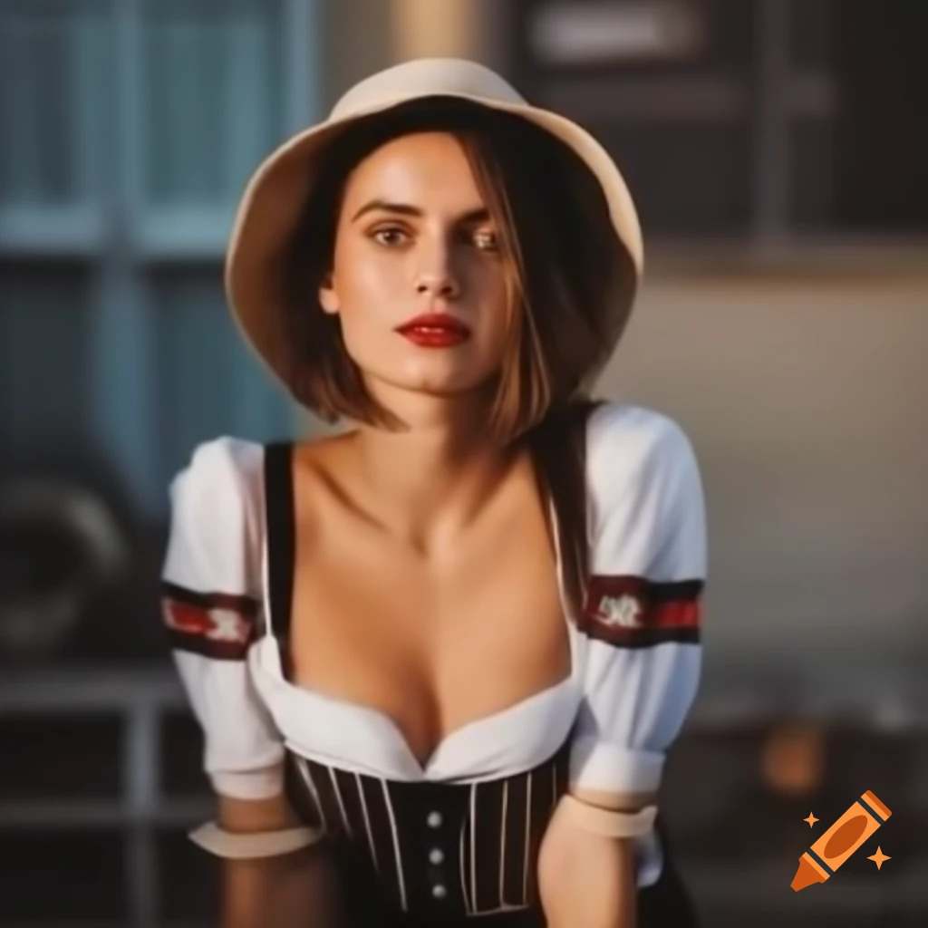 Portrait of a German woman