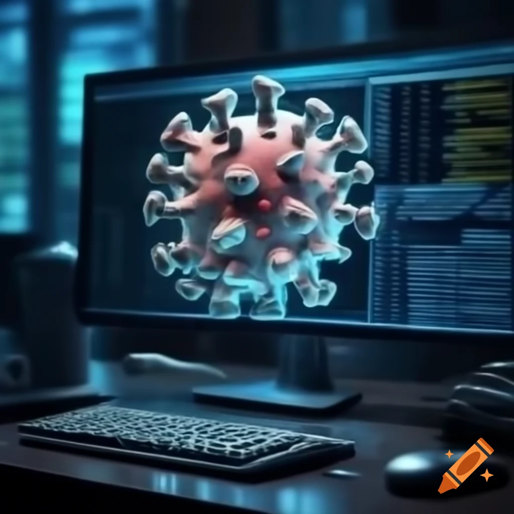 Computer with virus defeated by antivirus software