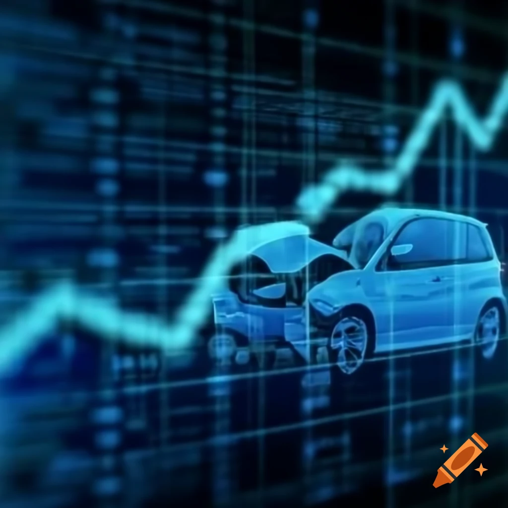 Graph depicting car accident data