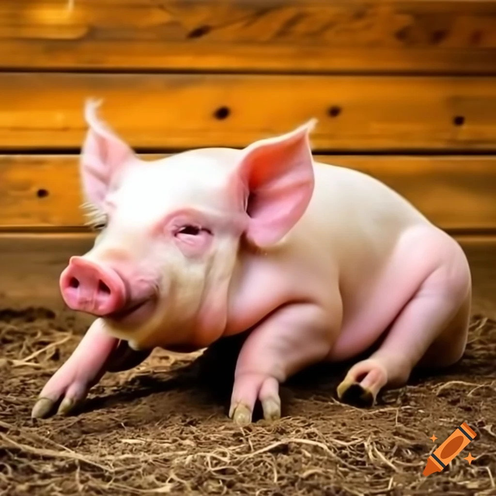 Group of pigs in a farm setting