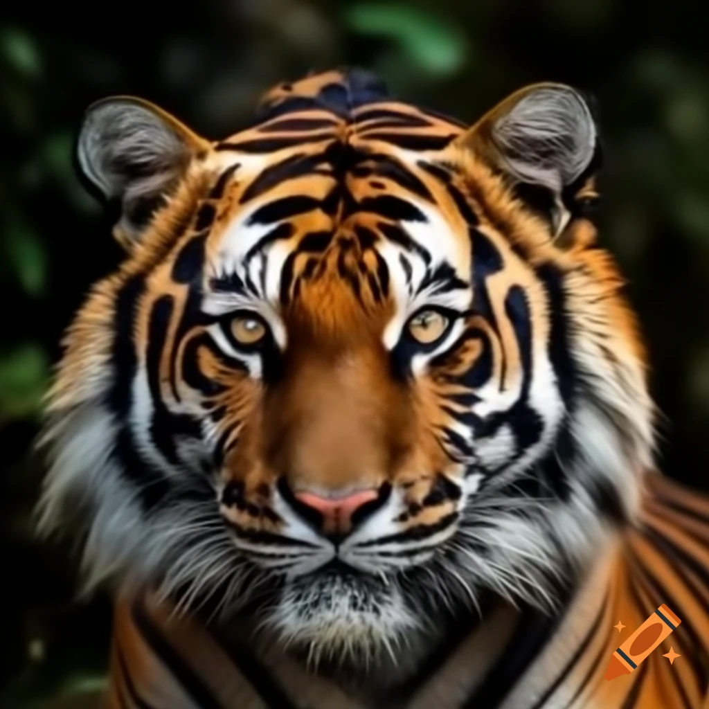 Bengal tiger artwork featuring the name Elise