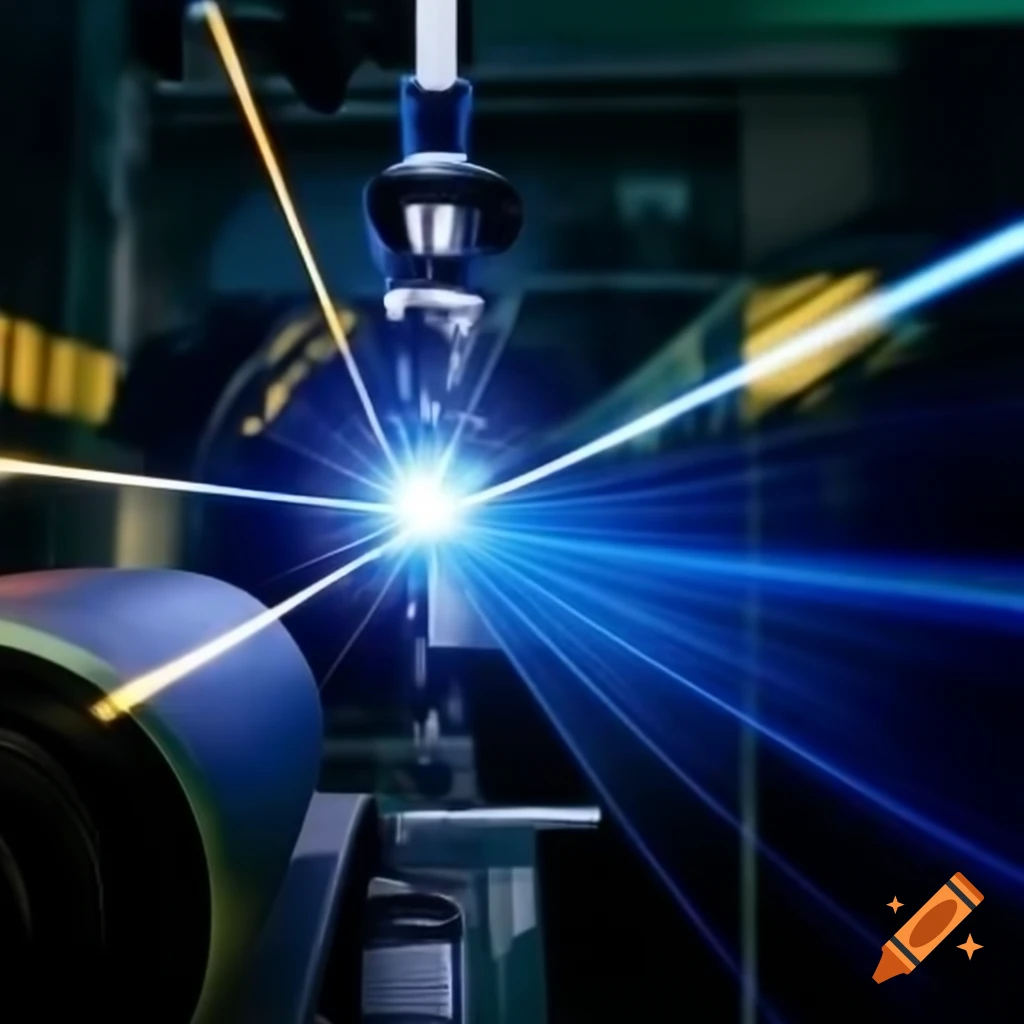 Laser technology in optics demonstration