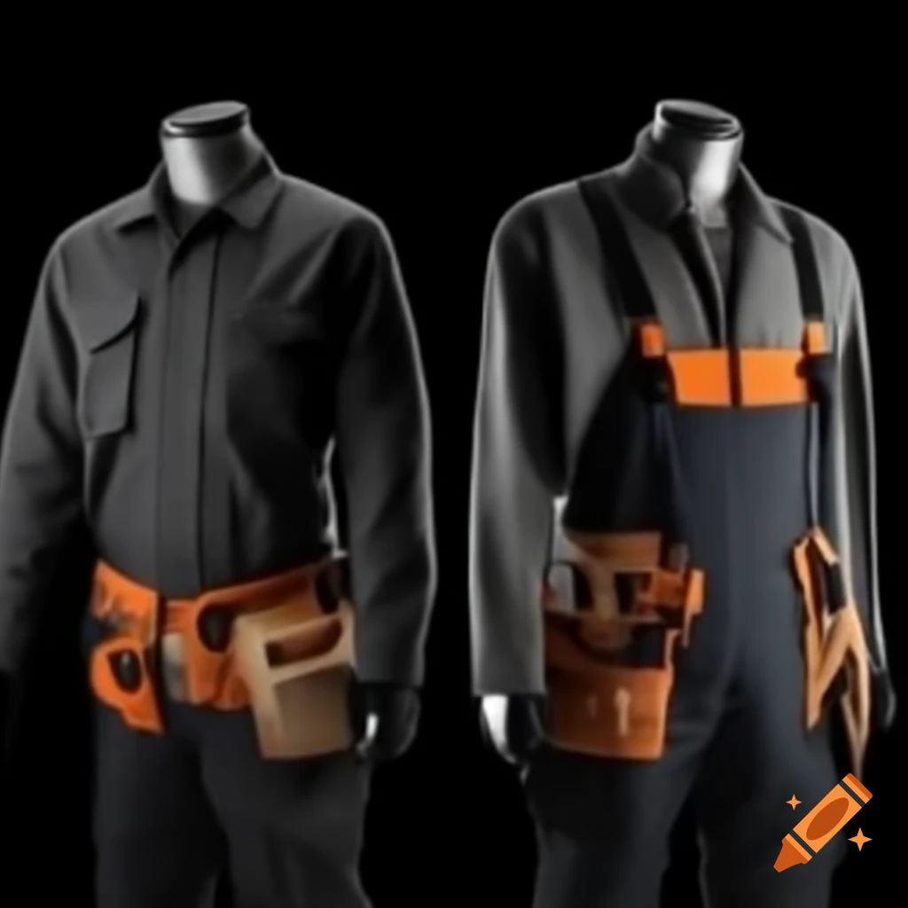 Workwear displayed on a headless mannequin