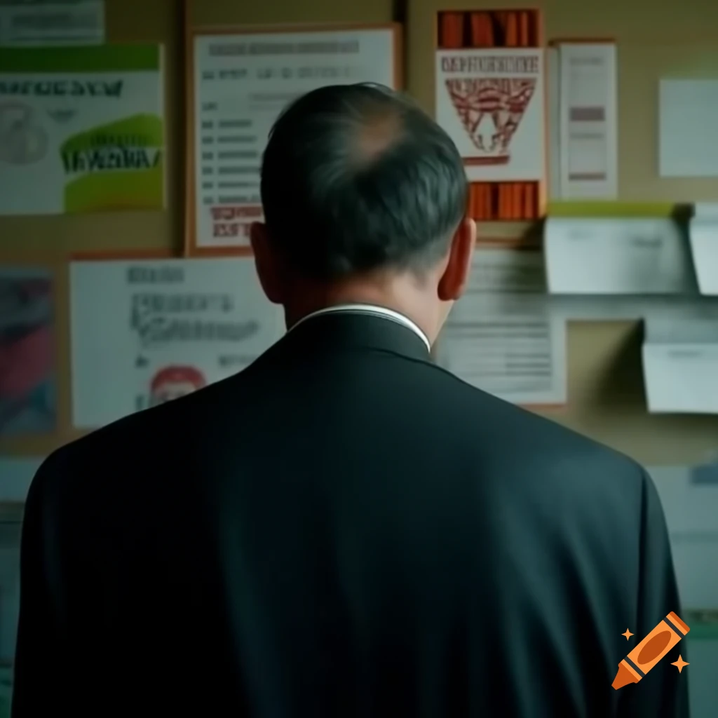 Middle-aged man reviewing house advertisements