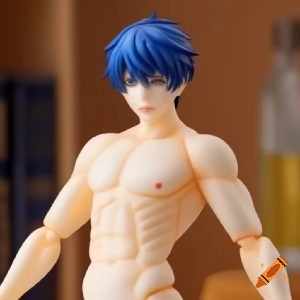 Close-up of anime figurine in swimsuit showcasing modern art styles