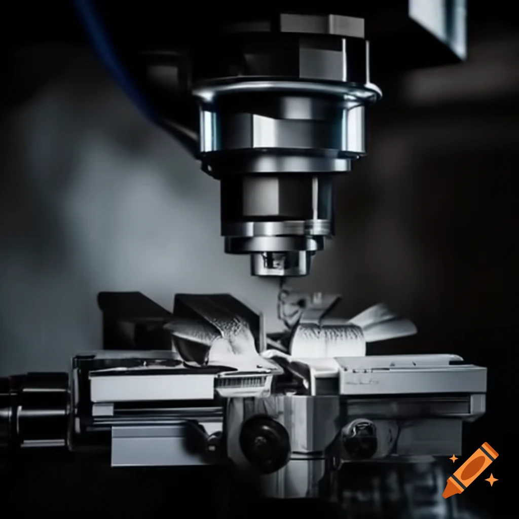 Milling machine operating on a tube with precision tools