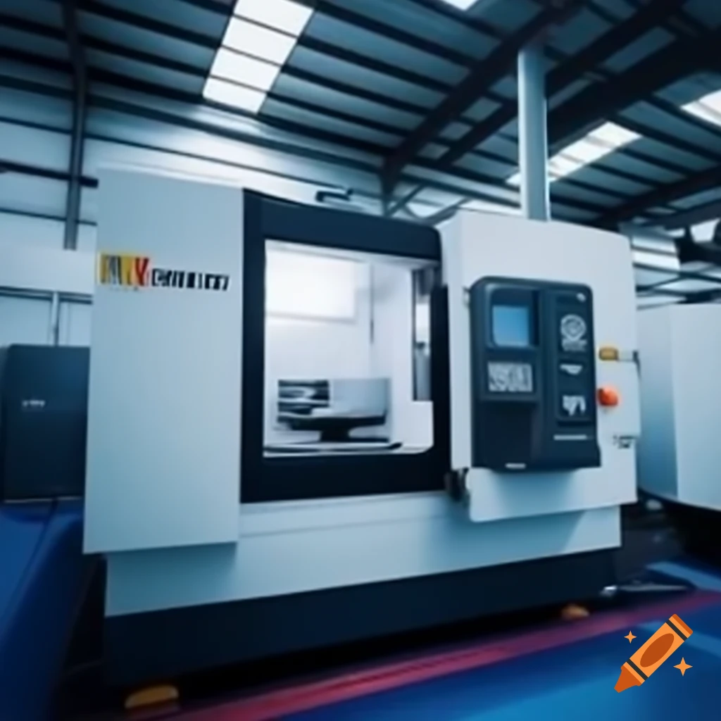 CNC turning machine in workshop setting