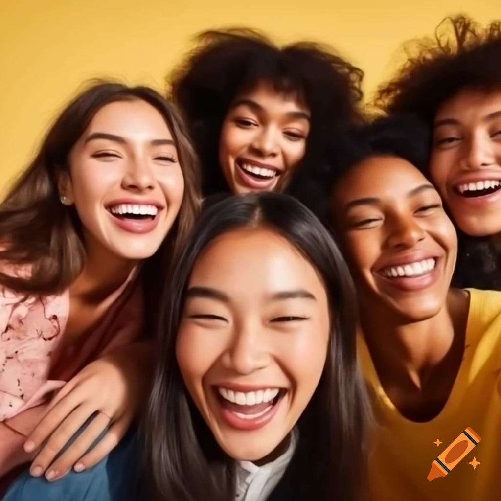 Group of friends enjoying each other's company