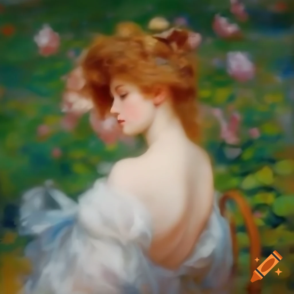 Goddess Venus depicted in various art styles, inspired by Gauguin, Redon, Monet and Rococo